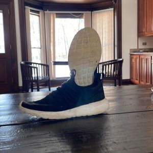 Used Black And White Adidas Shoes.